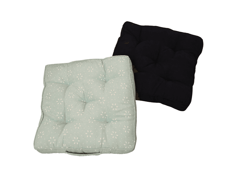 Coussin imprimé en polyester décoratif