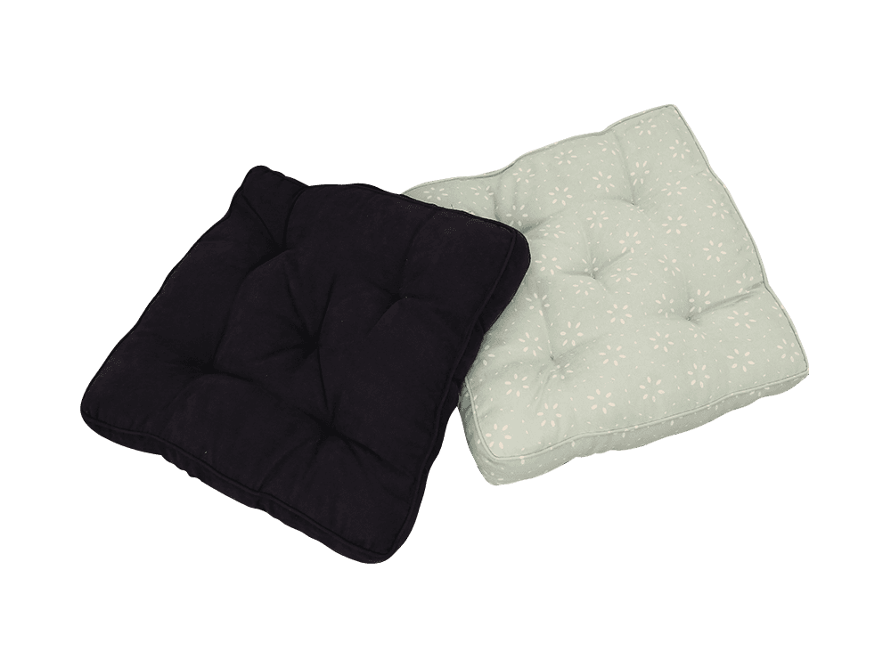 Coussin imprimé en polyester décoratif