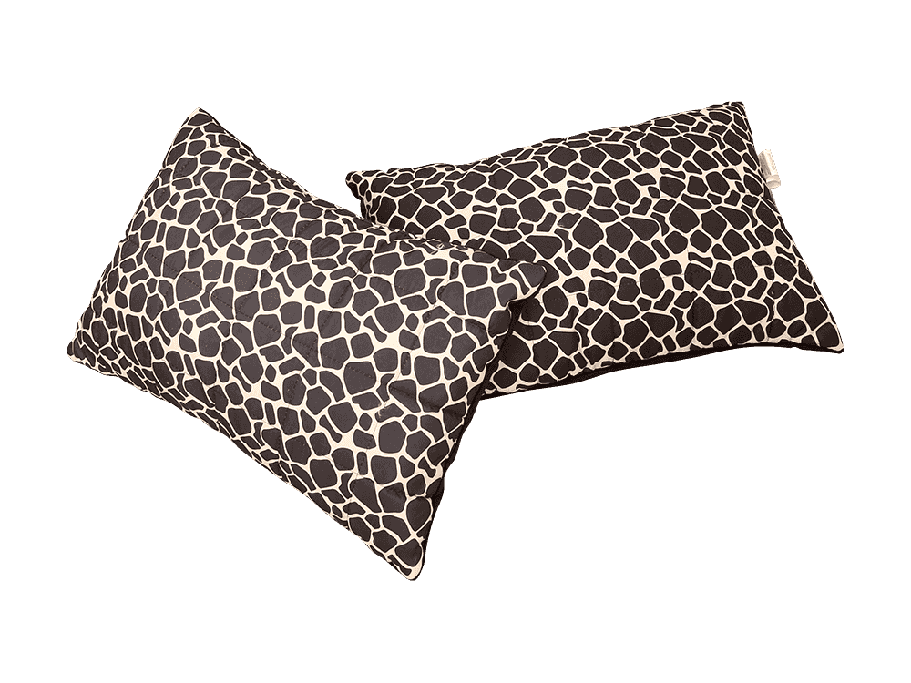 Coussin imprimé décoratif à fibres chimiques élastiques élevées